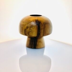 Hand-Made Wood Vase